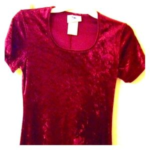 Winter #sale! #Burgundy #velvet knee length #dress