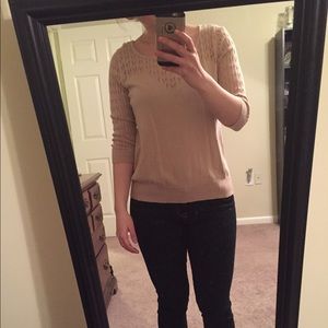 LC Lauren Conrad Cream Sweater