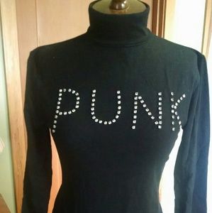 Black "Punk" turtleneck