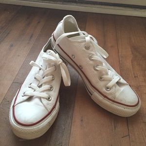 White Low Top Converse
