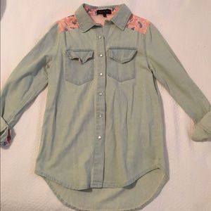 English Rose Denim Shirt