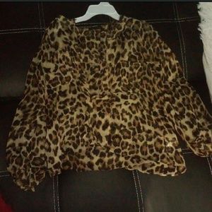 Sexy Love Culture Cheetah Blouse
