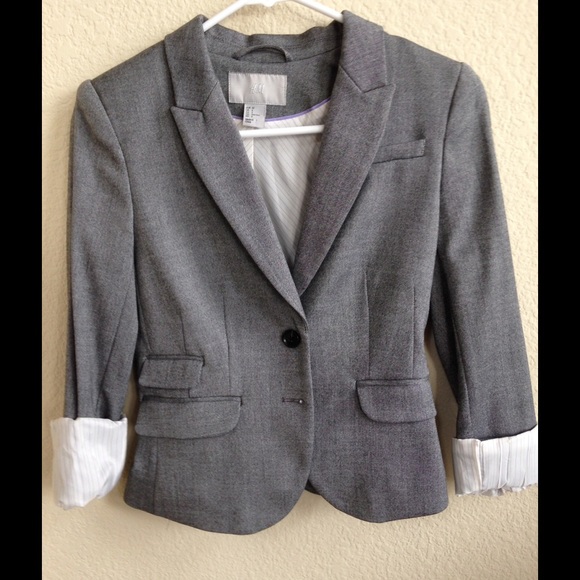 H&M gray blazer