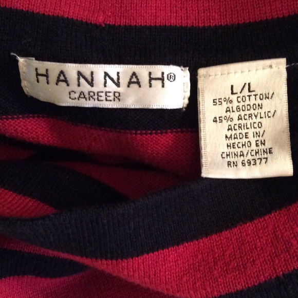 🎉😋  Red and black striped sweater - Picture 4 of 4