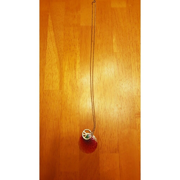 Peace sign necklace
