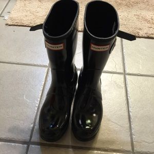 Hunter rain boots short