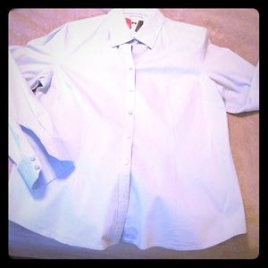 Ann Taylor - Light blue button down shirt
