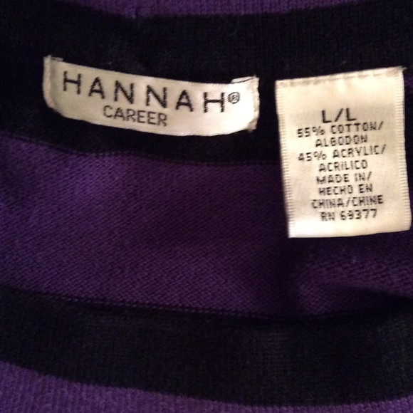 🎉😋   Purple and black striped sweater - Picture 4 of 4