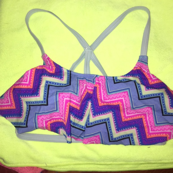 VS PINK cross cross back kini top