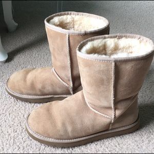 Gently used Short Sand Uggs (in original box)