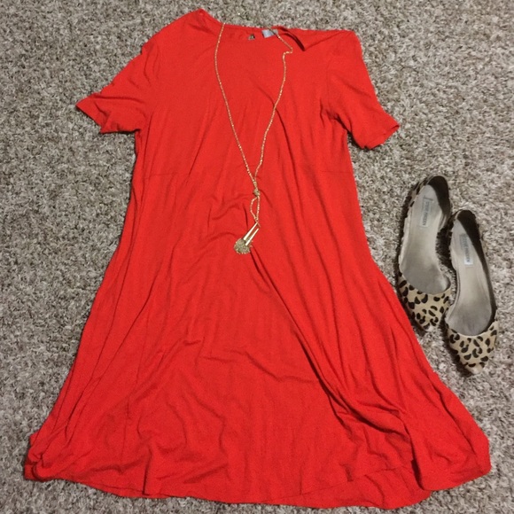 ASOS maternity red dress
