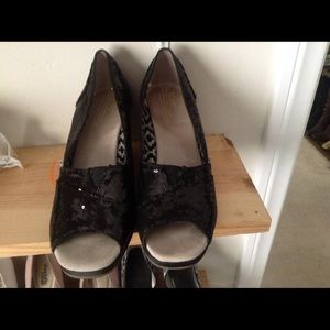 Glitter TOMS size 9.