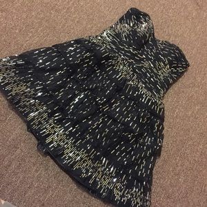 Strapless party dress