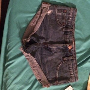 Brightest Blue Free people shorts