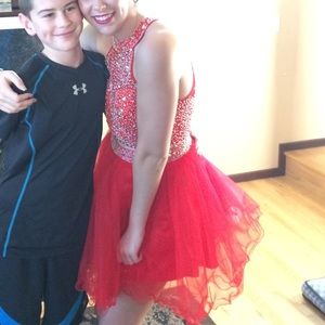 2 Piece Red Dress (Homecoming/formal)