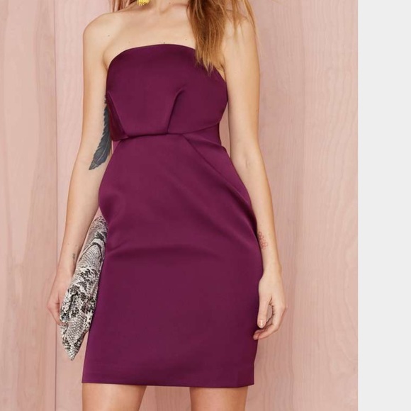 Nasty Gal Dresses & Skirts - Cameo Play with Fire Dress in Plum