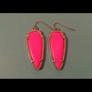 Neon Pink "Sky" Earrings in Neon Pink
