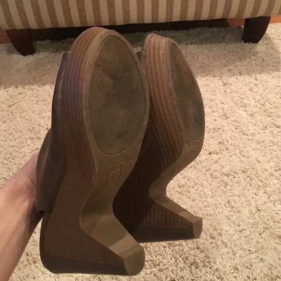 Unlisted sling back chunky wedge sandals - Picture 4 of 4