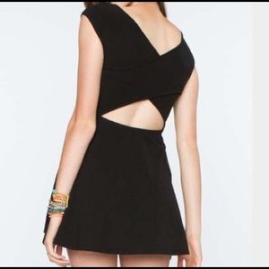 Brandy Melville Cross Back Skater Dress