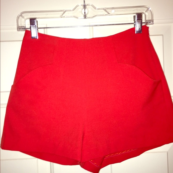 Gianni Bini Red high waisted shorts