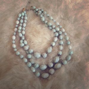 Mint Beaded Necklace
