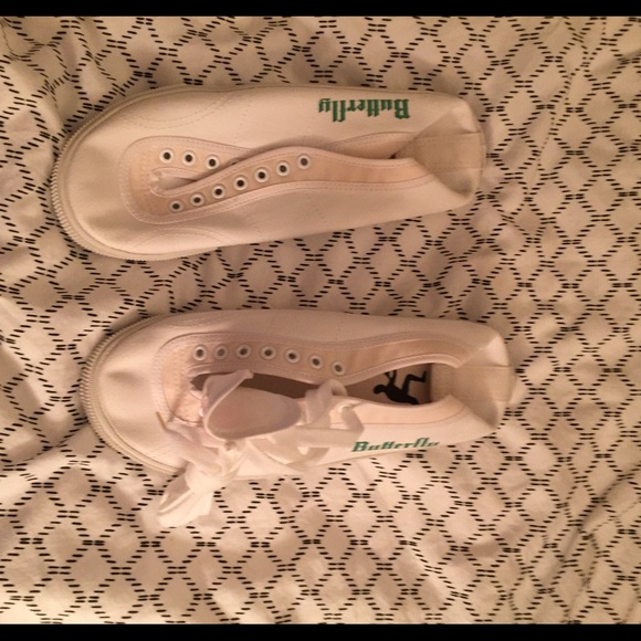 White cute ping pong shoes