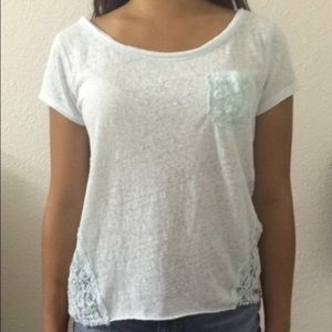Blue Lace Tee