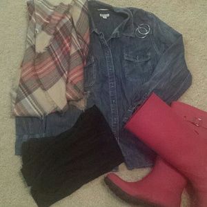 Target Brand Denim Long Sleeve