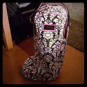 Equine couture boot bag