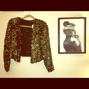 H&M Glitz Metallic Jacket - Size 8