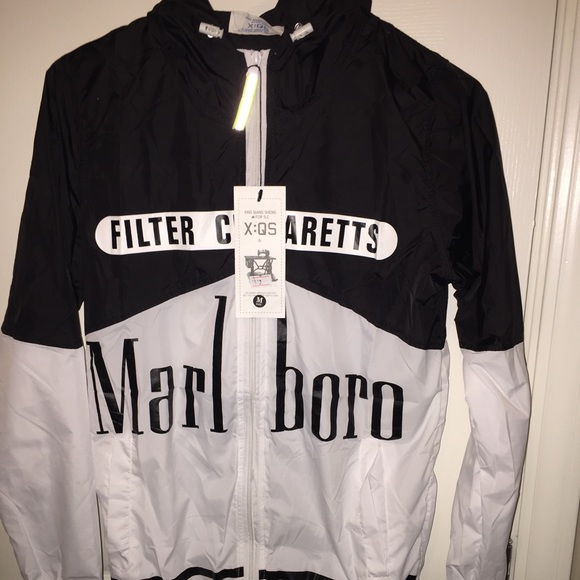 Unisex windbreaker ( smoking kills )