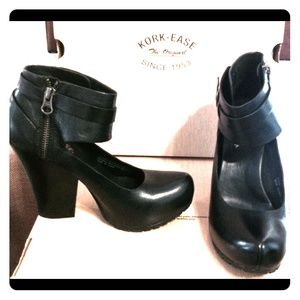 Kork-Ease leather heel