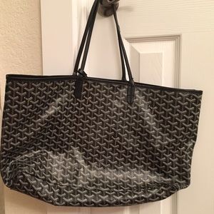 Goyard black tote