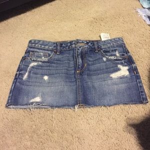 Abercrobie & Fitch denim skirt size 0