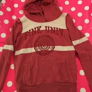 Red University of PINK hoodie