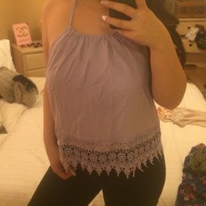 Lavender halter top