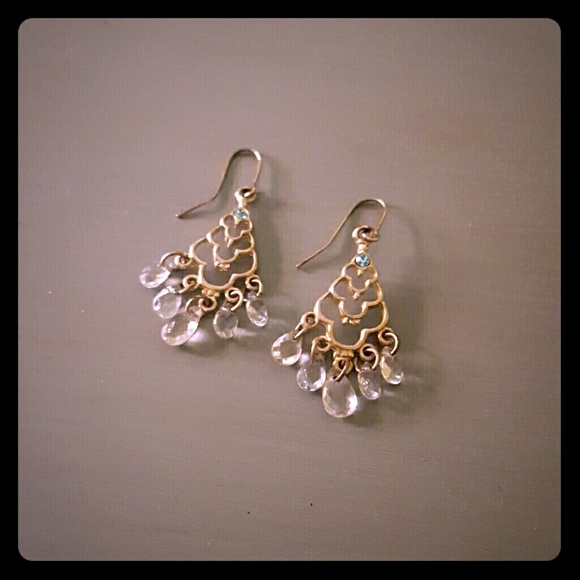 Turquoise chandelier earrings