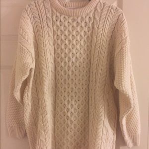 Handmade 100% wool sweater from Scotland