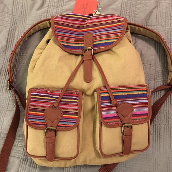 Tribal print backpack