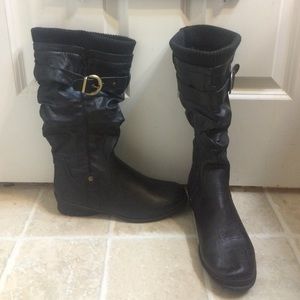 Black, tall boots