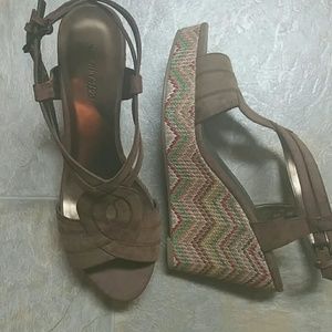 St John's Bay Boho style wedges