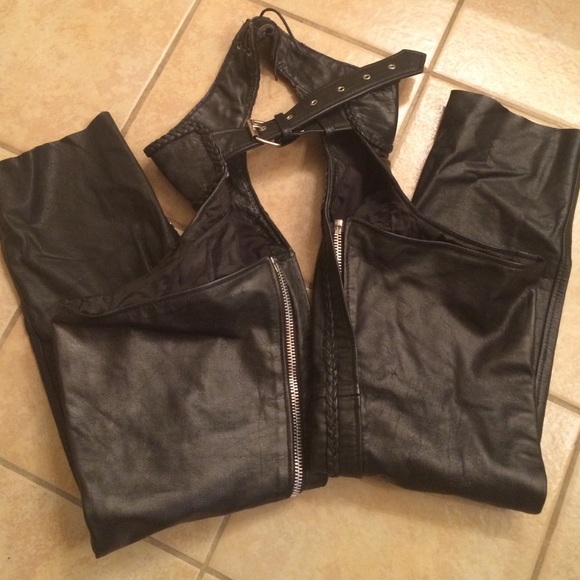 Ladies genuine leather chaps