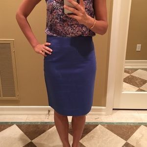 J. Crew Royal Blue No. 2 Pencil Skirt