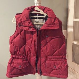 Burberry Vest (Red). Size Large