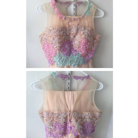 ***SOLD*** 2 Piece Prom Dress - Picture 2 of 4