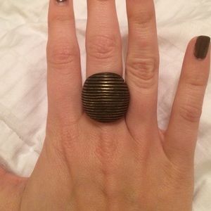 American Eagle Bronze Brushed Statement Ring