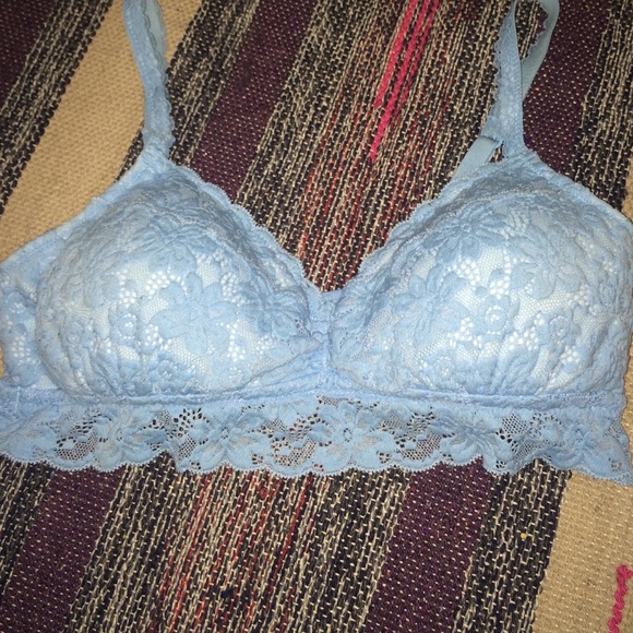 Aerie lace bra Baby blue