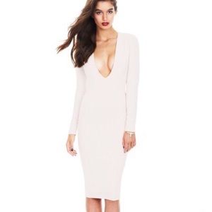 Love Nookie Bombshell V Neck Dress