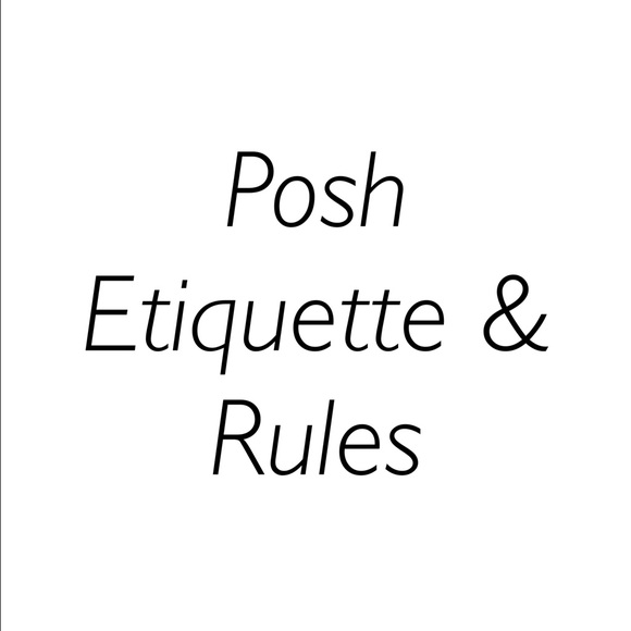Posh etiquette!