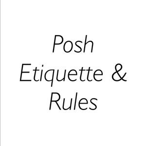 Posh etiquette!